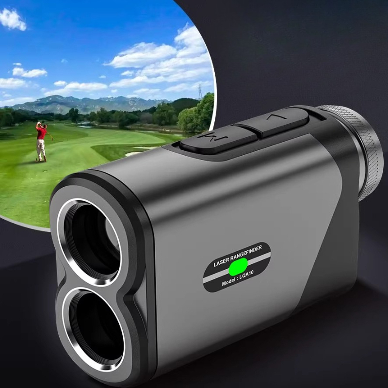 Golf Equipment - เครื่องวัดระยะเลเซอร์มินิกอล์ฟแบบพกพาสำหรับกิจกรรมกลางแจ้ง เครื่องวัดระยะไกลแบบมือถือ อุปกรณ์กีฬาโลหะ