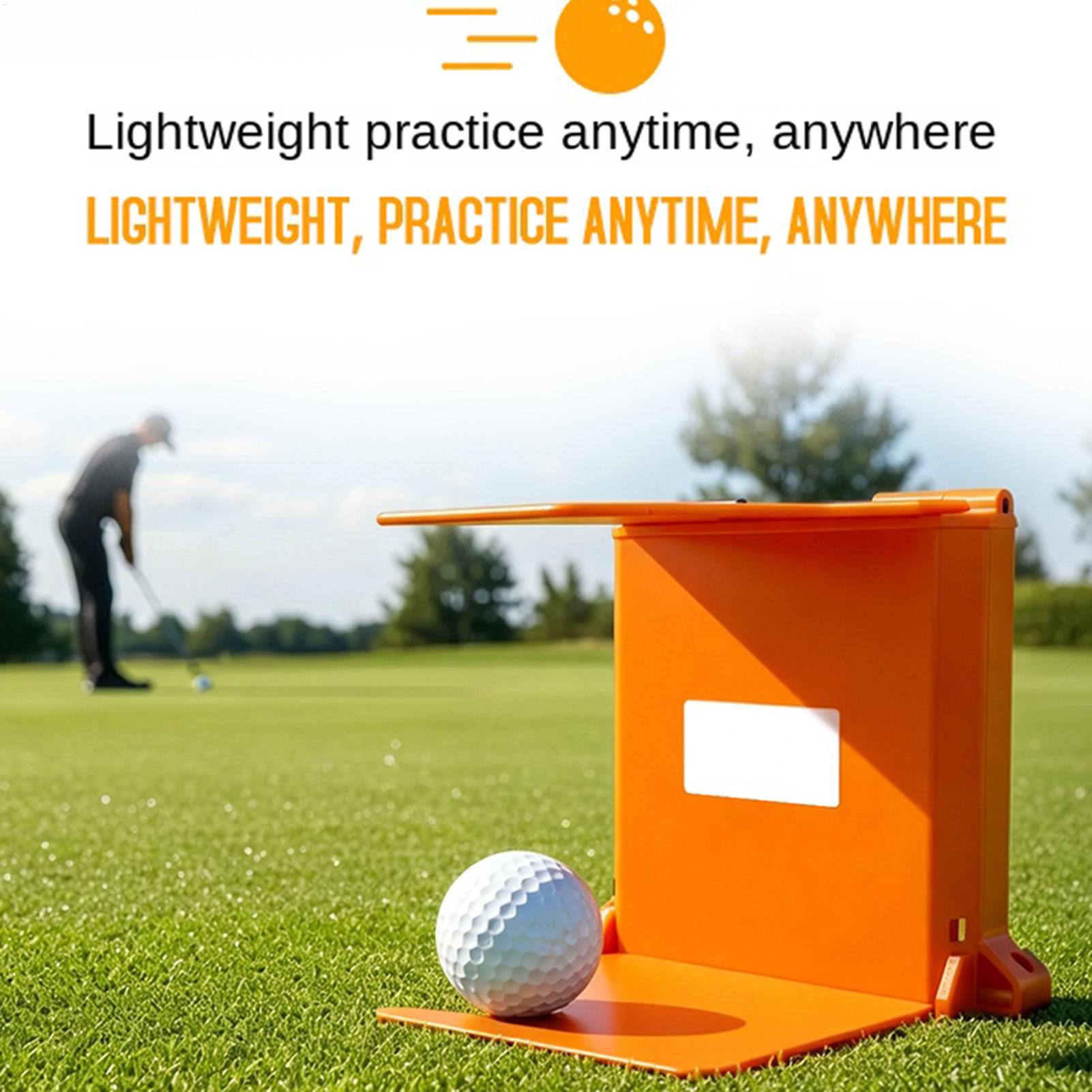 Golf Equipment - สวิงเทรนเนอร์กอล์ฟแบบพกพา อุปกรณ์ฝึกซ้อมพัตเตอร์กันลื่น อุปกรณ์ฝึกซ้อมวงสวิงกอล์ฟสำหรับผู้ชาย ผู้ใหญ่ และผู้ที่ชื่นชอบ