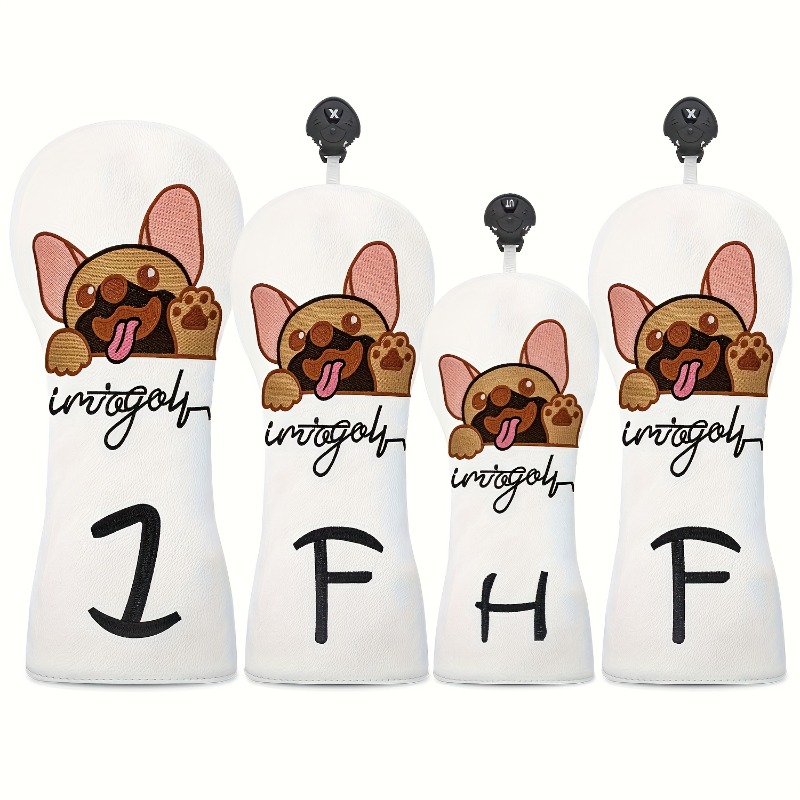 Golf Equipment Industry - 1pc Puppy Golf Club Cover -