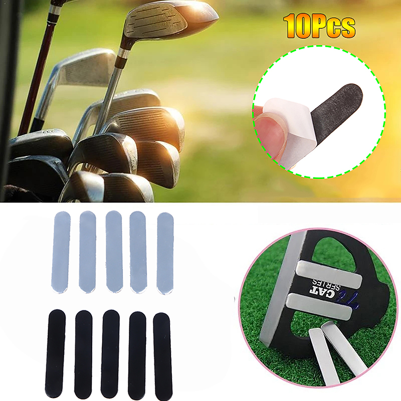 Golf Exercise Equipment - เทปตะกั่วถ่วงน้ำหนัก 10 ชิ้น สำหรับเพิ่มน้ำหนักสวิงให้กับไม้กอล์ฟ ไดรเวอร์ ไอรอน