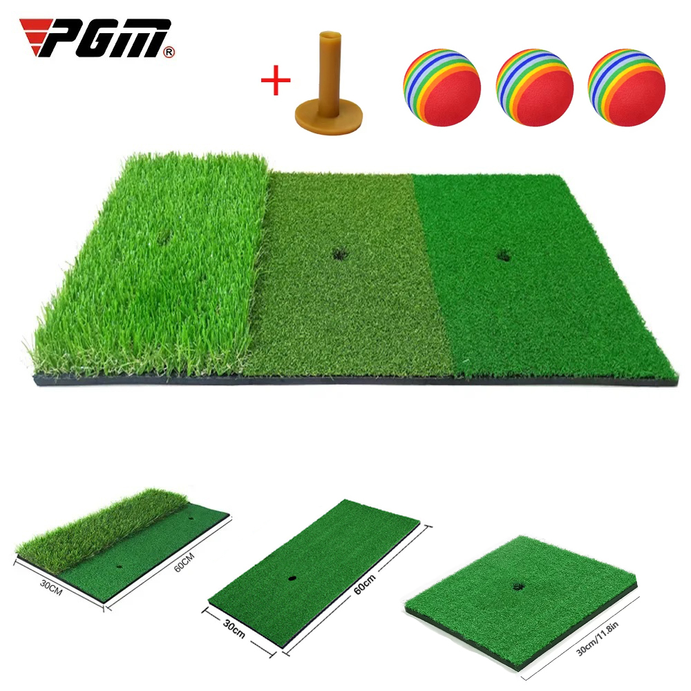 Golf Equipment Industry - แผ่นรองตีกอล์ฟ PGM หญ้าเทียม อุปกรณ์ช่วยฝึกซ้อมตีกอล์ฟ ทีตีกอล์ฟ สำหรับฝึกซ้อม