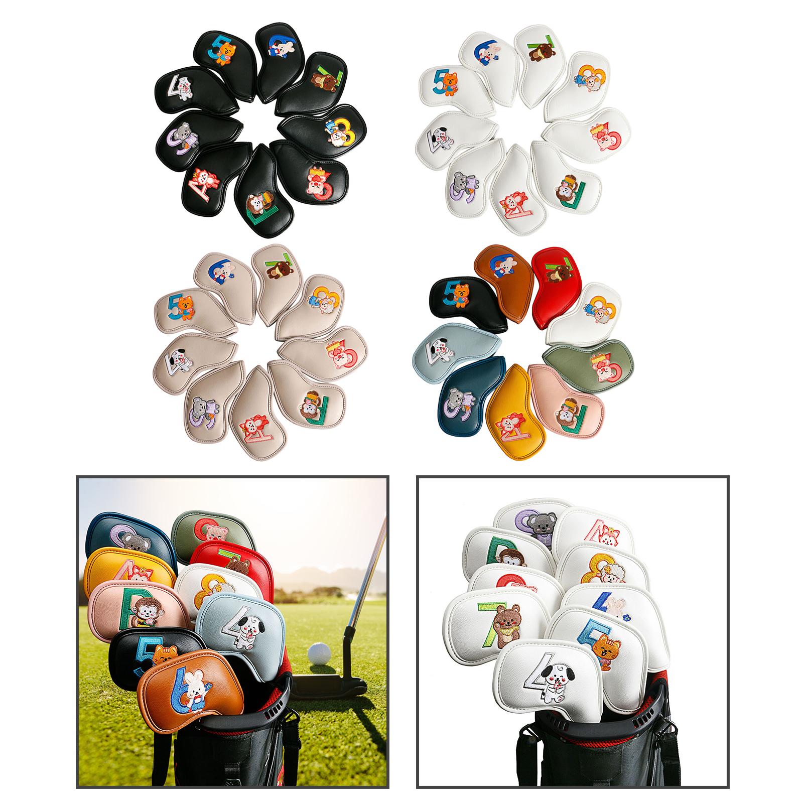 ชุดคลุมหัวไม้กอล์ฟ หนัง PU กัน - Golf Club Iron Set บทวิจารณ์และราคา