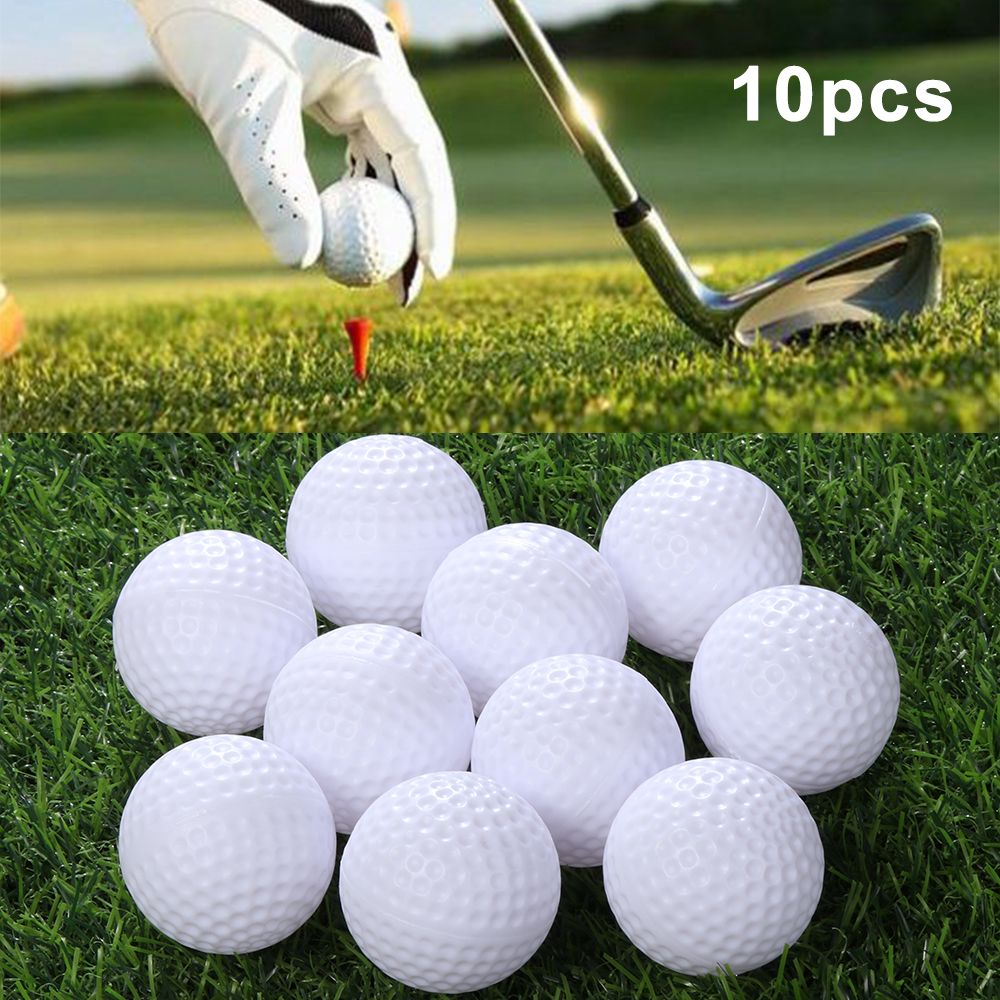 ลูกกอล์ฟฝึกซ้อม 10 ลูก สีขาว ย - Golf Exercise Equipment บทวิจารณ์และราคา