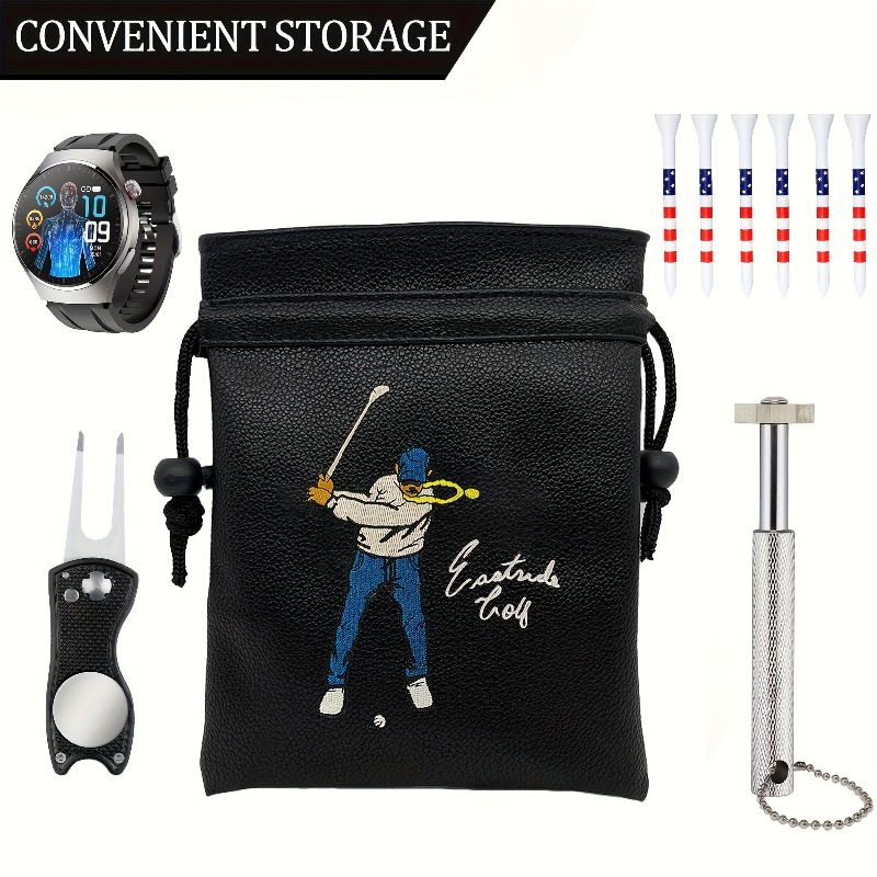 กระเป๋ากอล์ฟแบบพกพาพร้อมเชือกร - Golf Equipment Drawing บทวิจารณ์และราคา